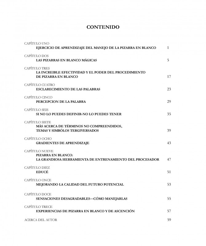 Contenidos